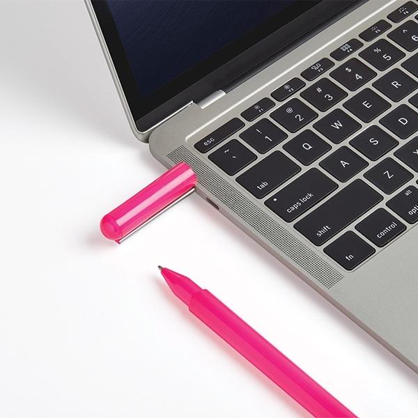 Produktbild Lexon C-Pen Długopis z pendrivem USB-C 32GB różowy/pink LS101PF (32 GB, USB-C)