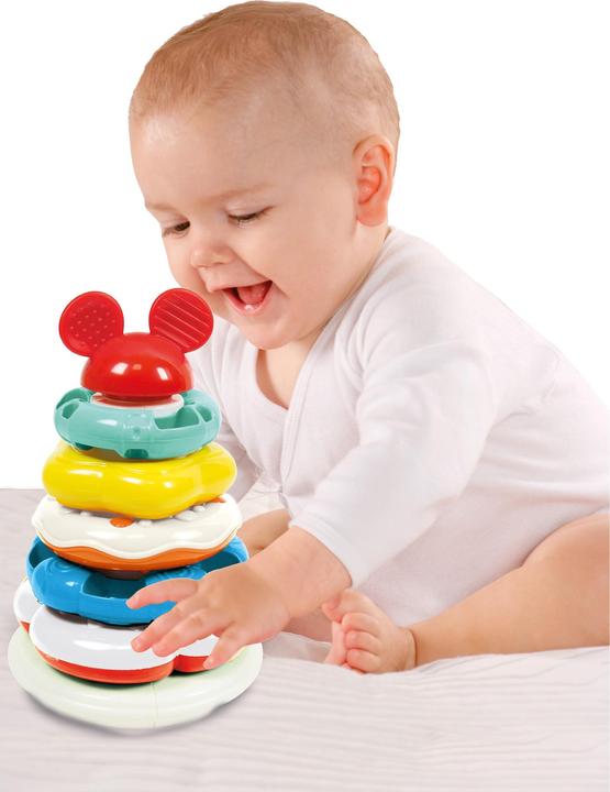 Actual product image Clementoni Mickey Mouse stacking rings
