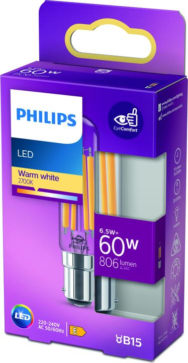 Actual product image Philips Lampe (B15d, 6.50 W, 806 lm, 1 x, E)