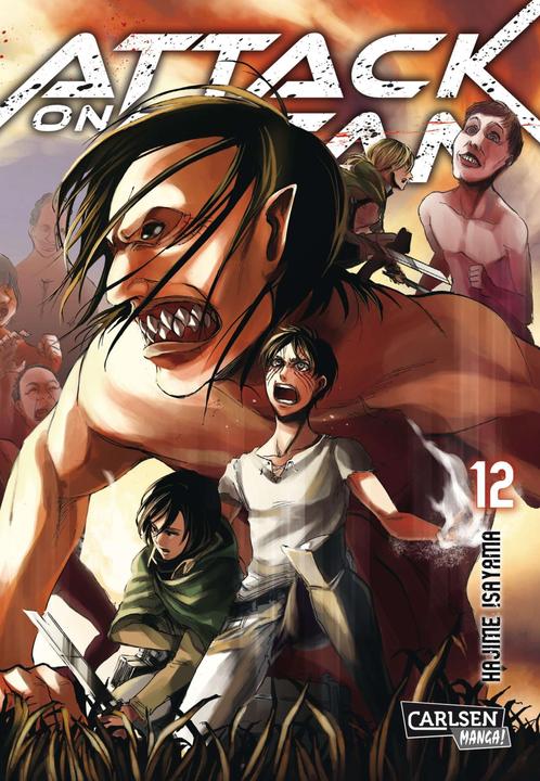Produktbild Attack on Titan, Band 12 (Deutsch, Hajime Isayama, 2016)
