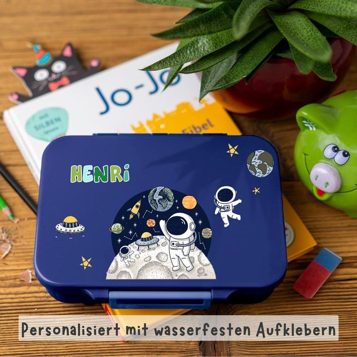 Produktbild Lekkabox Classic Lunchbox mit 4 Fächern & Trenner, cosmic