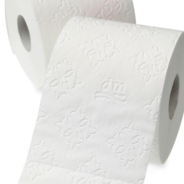 Actual product image dm Sanft&Sicher Toilet paper Deluxe 5-ply (8x125 sheets) (8 x)