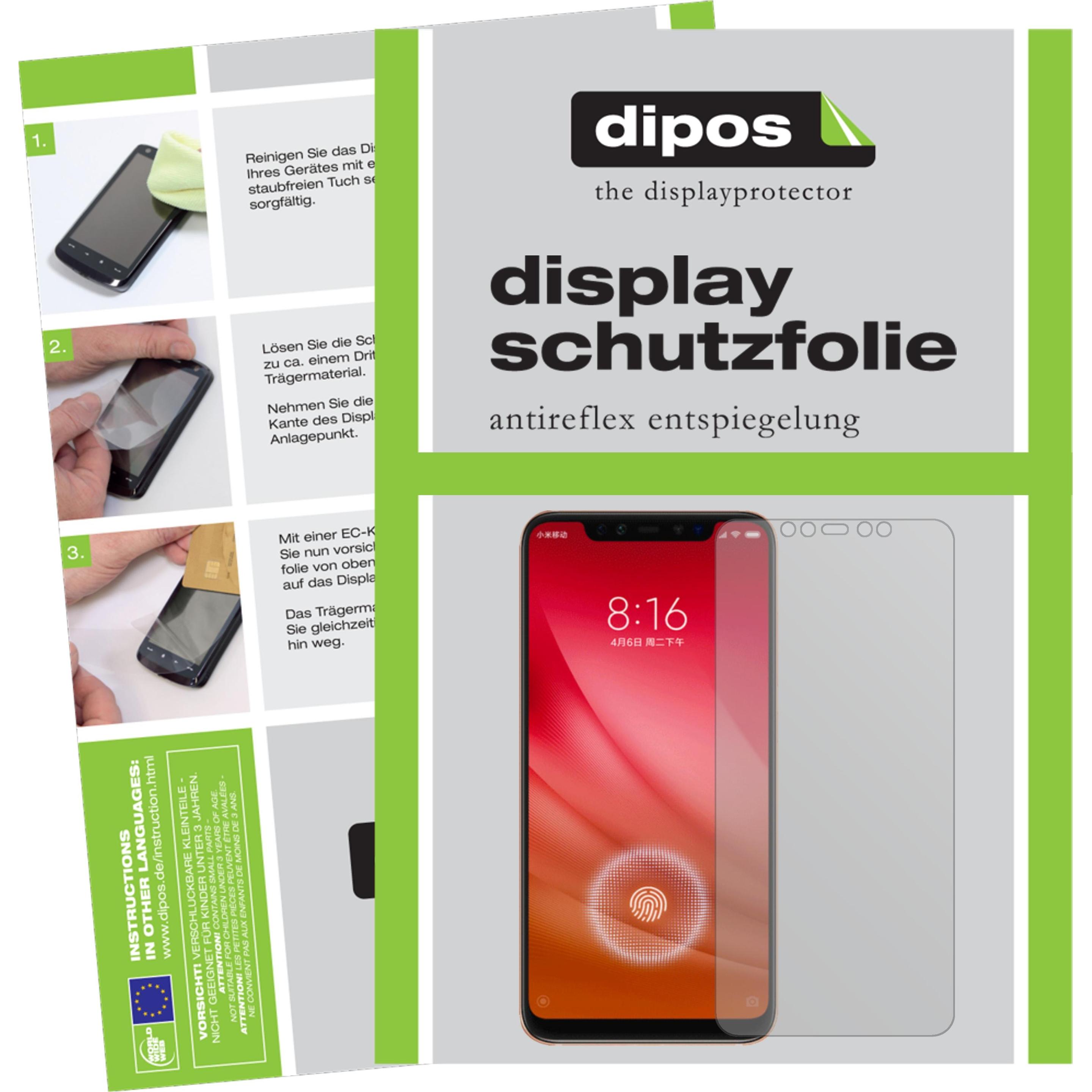 Thumbnail - Dipos Displayschutzfolie Antireflex (1 Stück, Xiaomi Mi 8 Pro), Smartphone Schutzfolie, Transparent
