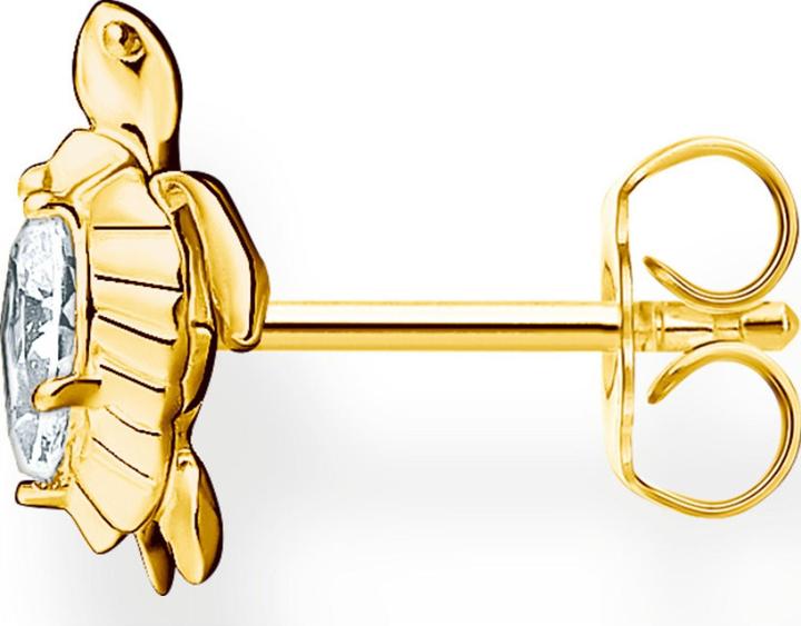 Actual product image Thomas Sabo Single stud earrings turtle gold (925 silver)