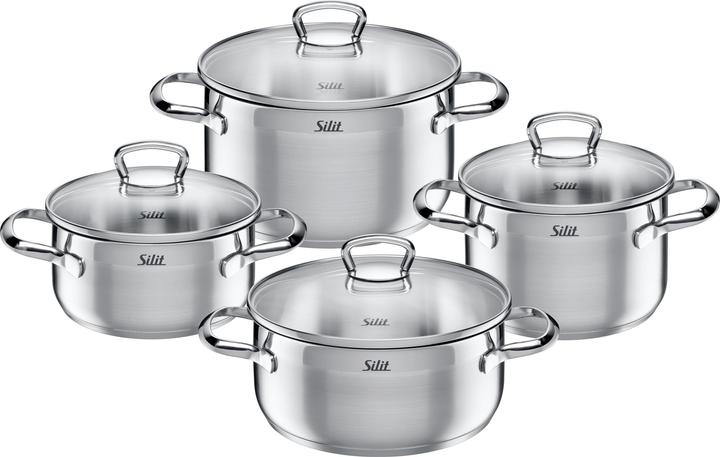 Actual product image Silit Kochtopfset Toskana (20 cm, Pan set + pot set, Stainless steel)