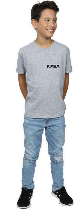 Produktbild Nasa Modern Logo Chest TShirt Jungen (152, 158)