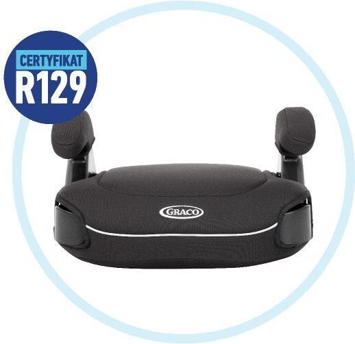 Actual product image Graco Booster Deluxe I-Size midnight seat (Booster seat, ECE R129/i-Size Standard)