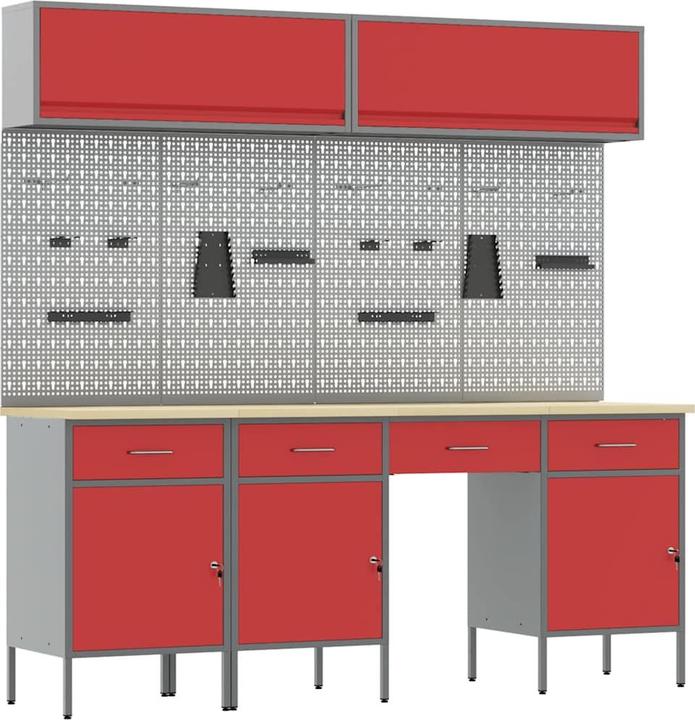 Produktbild vidaXL Werkstattschrank (55 cm, 200 cm)