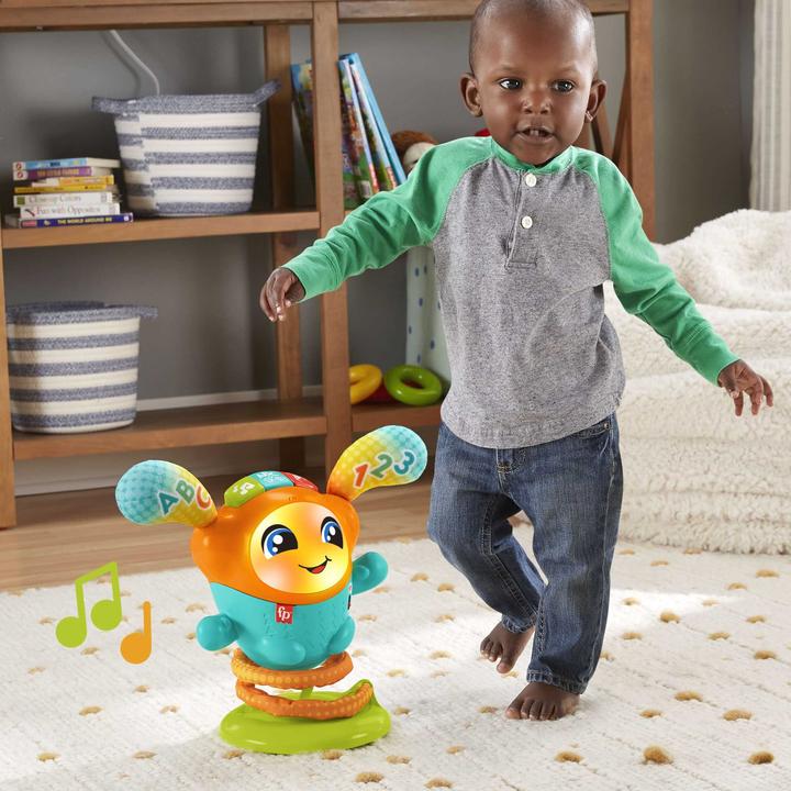 Productafbeelding Fisher-Price DJ Hüpfi, educatief speelgoed met muziek voor baby's, Duitse uitgave (Duits)