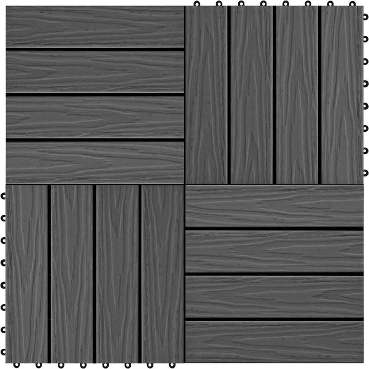 Produktbild vidaXL Terrassenfliese (11x, 30 x 30 cm)