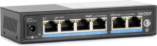 Actual product image Vultech VS-POE2042FE-60W (6 ports)