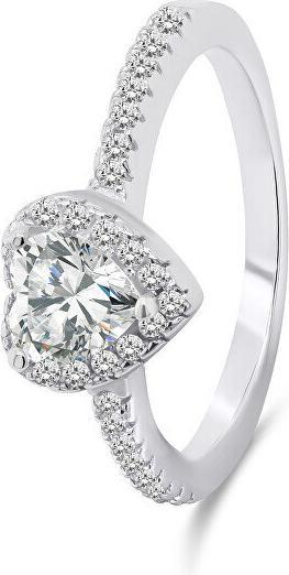 Produktbild Brilio Silver - Romantic silver ring Heart RI047W - Circuit: 58 mm (58)