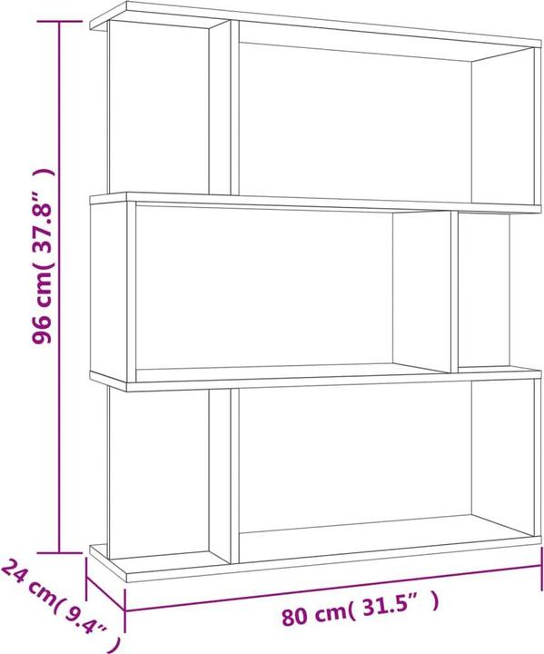 Image du produit vidaXL Donato (80 x 24 x 96 cm)
