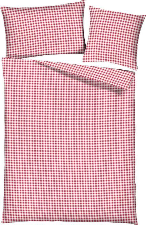 Home Fashion Kölsch rot (Bettwäsche Set, 160 x 210 cm, 65 x 100 cm)