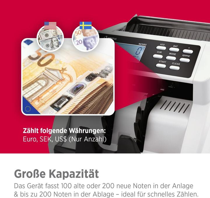 Actual product image Olympia NC 560 (Bill validator)