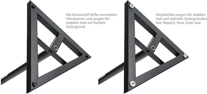 Produktbild Pronomic SLS-10 Stativ für Studio Monitor Ständer (1 Stk., Ständer, Höhenverstellbar)