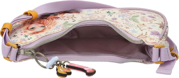 Immagine prodotto Top Model TOPModel - Halfmoon Handbag COWGIRL - Cream with Pale Purple and Yellow Accents - Small