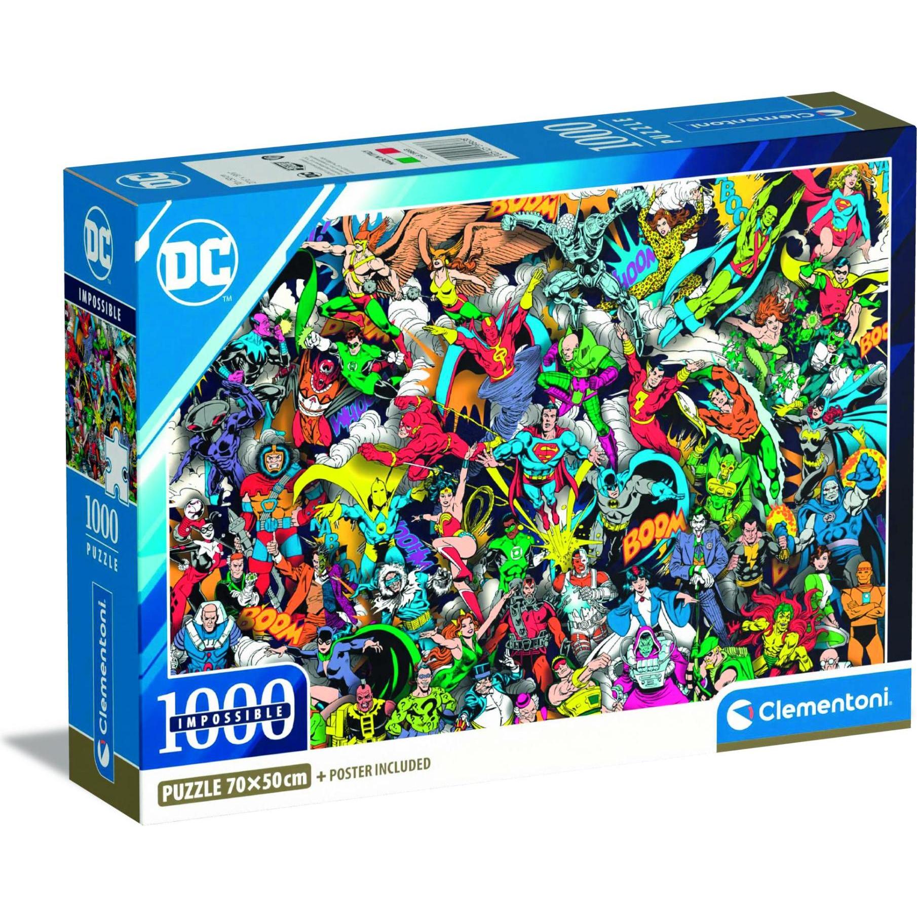 Clementoni DC Comics Impossible (1000 Teile)