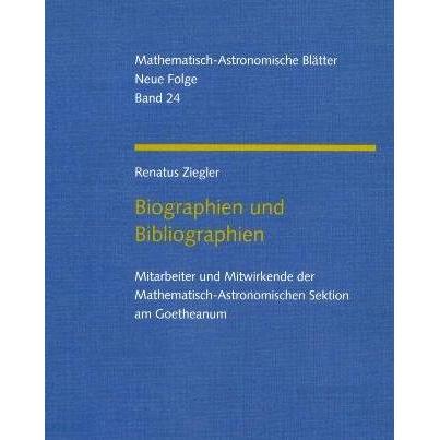 Thumbnail - Biographien und Bibliographien, Fachbücher von Renatus Ziegler