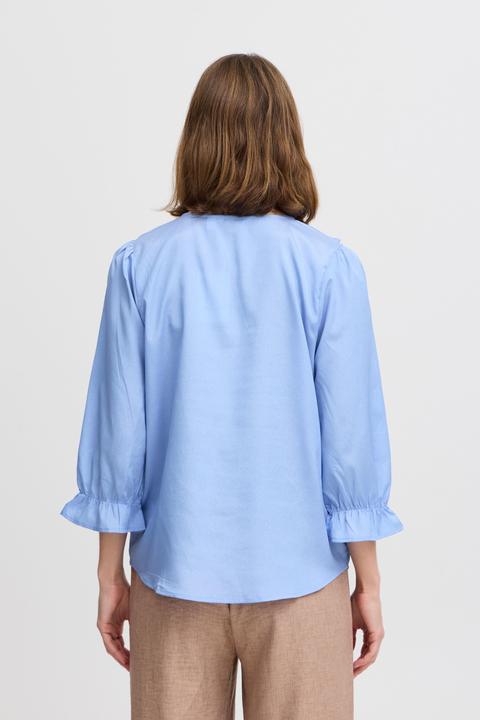 Actual product image B.young BYHANIKO SS FRILL BLOUSE 20816419 (34)