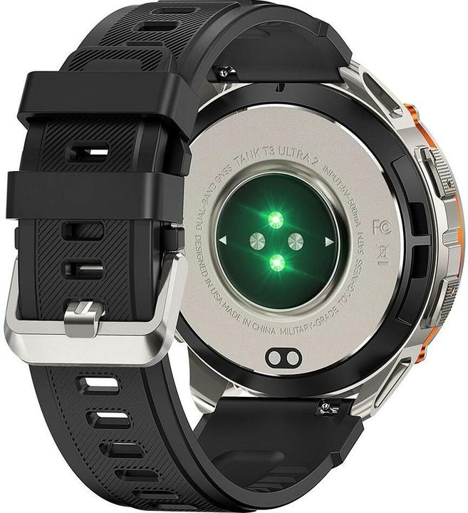 Actual product image Kospet Smartwatch Tank T3 Ultra 2 Schwarz (48 mm)
