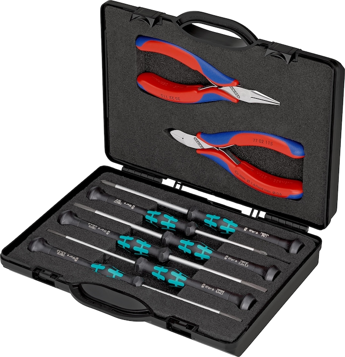 Immagine prodotto Knipex Astuccio con pinze per elettronica (160 mm)