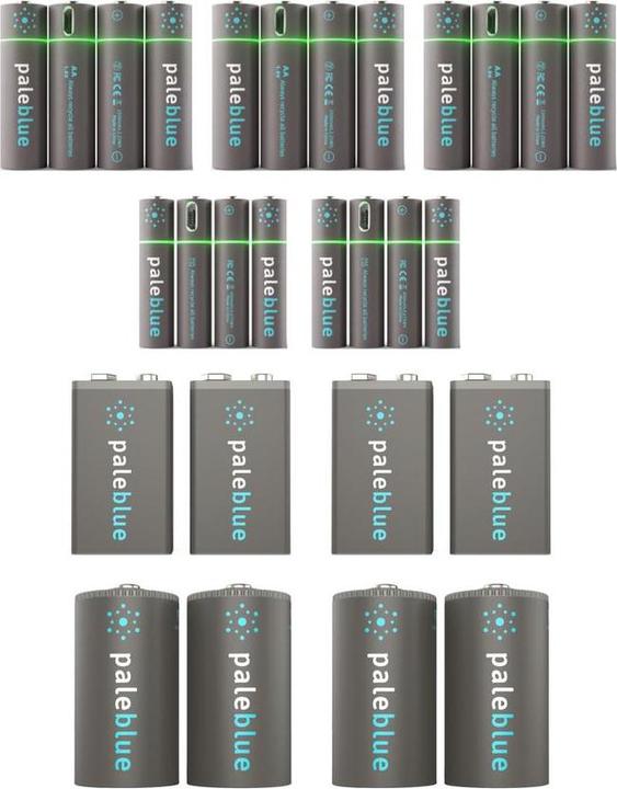 Produktbild Pale Blue Home Conversion Kit (28 Stk., D, AAA, 9V Block, AA, 5000 mAh)
