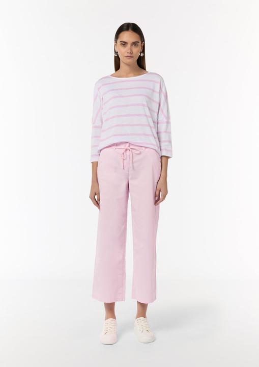 Actual product image Comma Hose Culotte aus Twill mit Gürtel zum Schnüren (34)