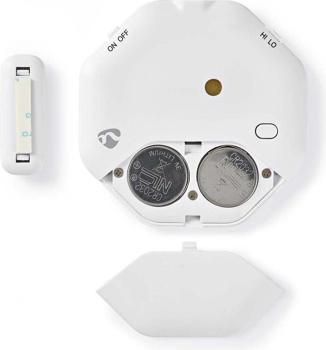 Image du produit Nedis Alarme de fenêtre Doorstep Capteur magnétique Alimenté par pile 2X CR2032 85 dB Blanc