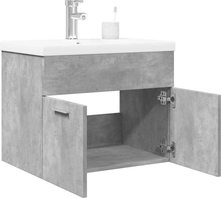 vidaXL Waschbeckenunterschrank mit Einbaubecken
