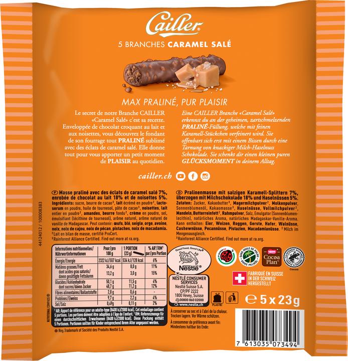 Produktbild Cailler Branche S Crunchy (23 g)