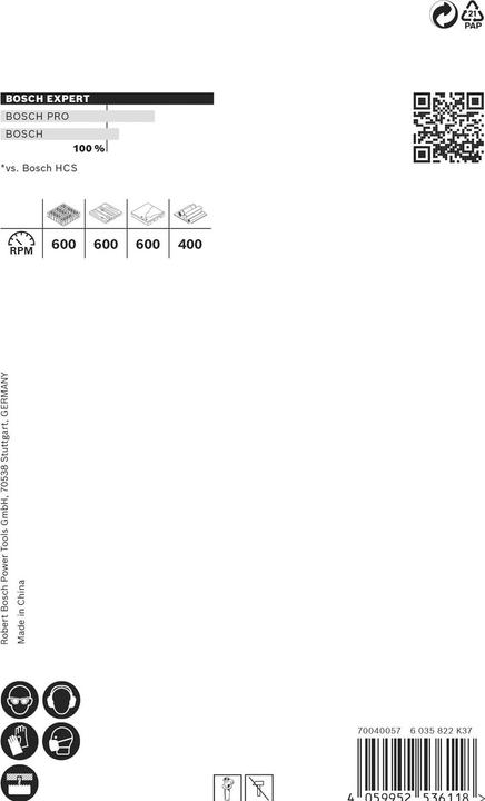 Produktbild Bosch Professional Zubehör EXPERT Construction Material Lochsäge, 57 x 60 mm (57 mm)