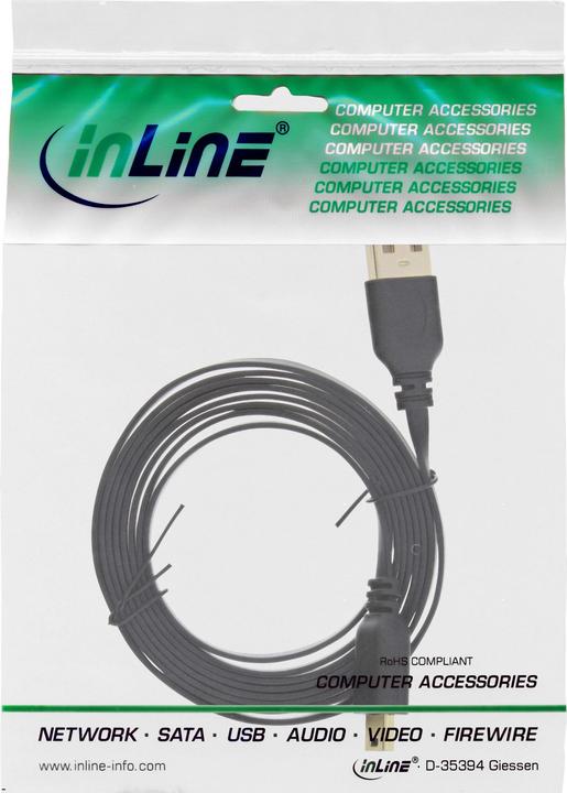 Image du produit InLine USB A — Mini B (2 m, USB 2.0)