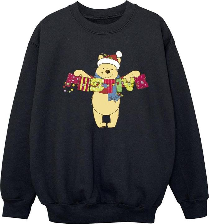 Actual product image Disney Girls Winnie The Pooh Festive Sweatshirt (116)