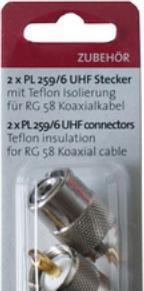 Produktbild Albrecht Funkantennen Stecker PL259