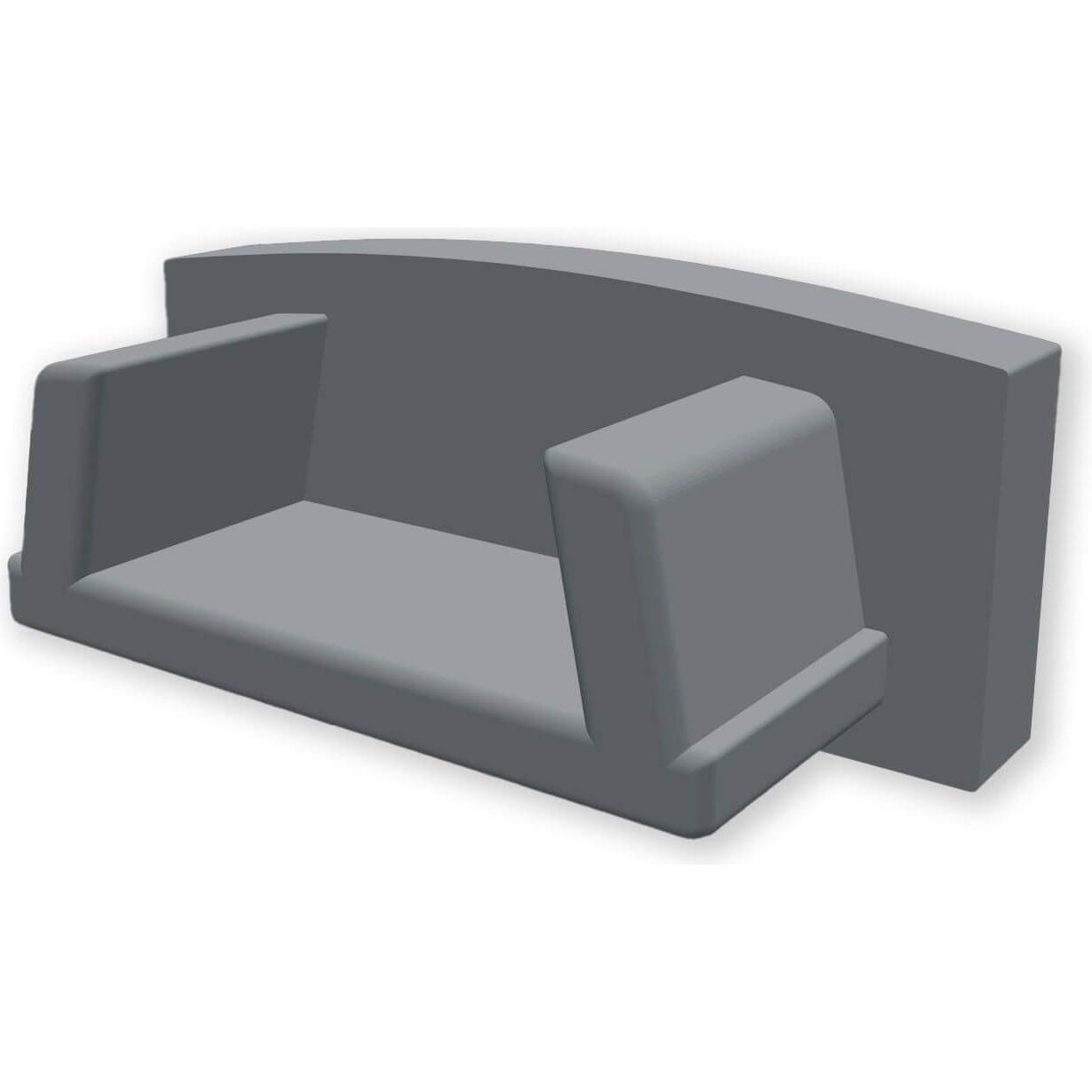 Thumbnail - Isoled, Zubehör Beleuchtung, Endkappe EC223 für Profil MINI-AB V2, grau, 1 STK