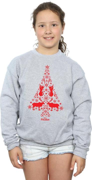 Produktbild Disney Frozen Christmas Tree Sweatshirt Mädchen (140, 146)