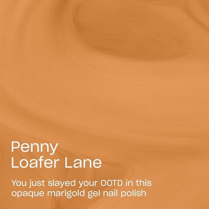 Actual product image OPI GelColor Penny Loafer Lane Opaque Dark Yellow Marigold Creme UV Cure Gel (Penny Loafer Lane, UV gel varnish)