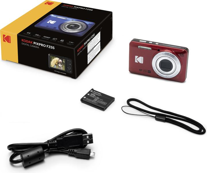 Actual product image Kodak Pixpro FZ55 (5.1 - 25.5 mm, 16.35 Mpx)