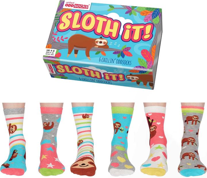 Actual product image United Oddsocks Sloth it (pack of 3, 37 - 42)