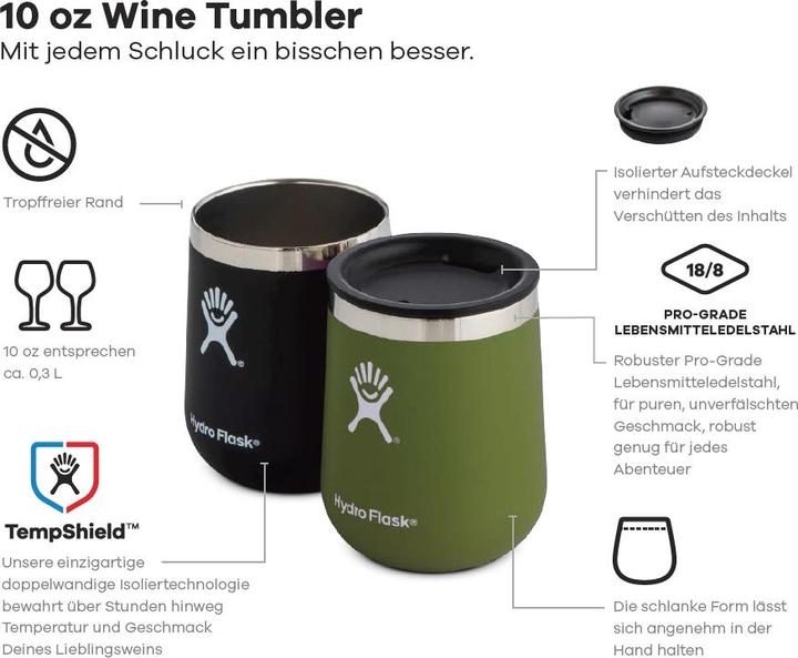 Image du produit Hydro Flask Tumbler 10oz 295ml Tasse isolée (0.30 l)