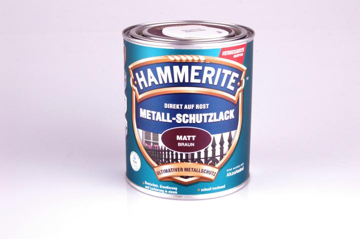 Actual product image Hammerite Metal protective lacquer brown matt (750 ml, Brown)