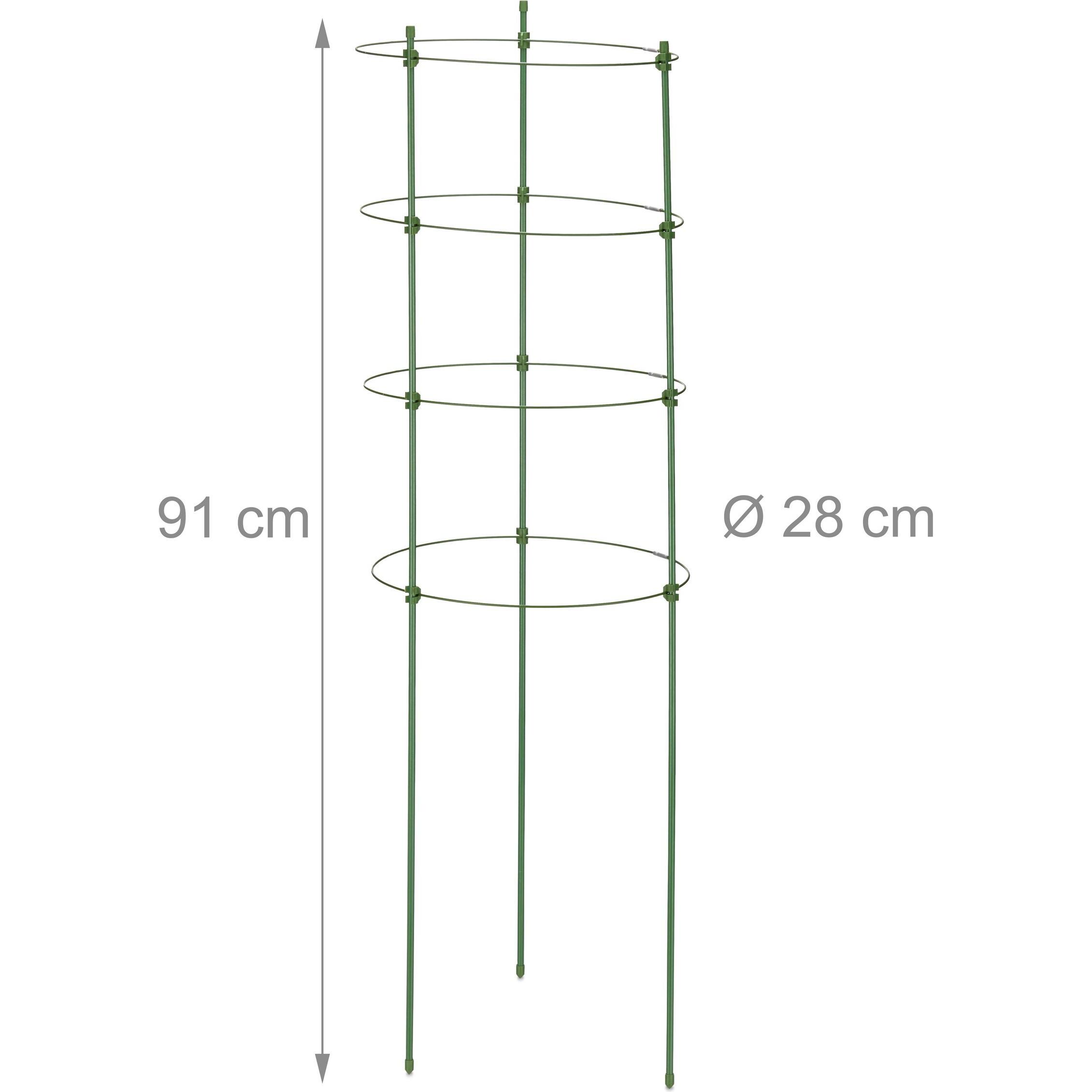 Thumbnail - Relaxdays, Pflanzen Zubehör, 4x Rankhilfe (28 cm, 28 cm)
