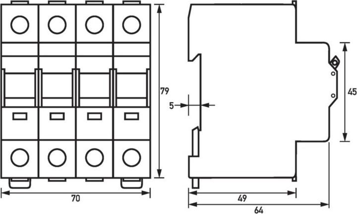 Actual product image Doepke Main switch RH 063400