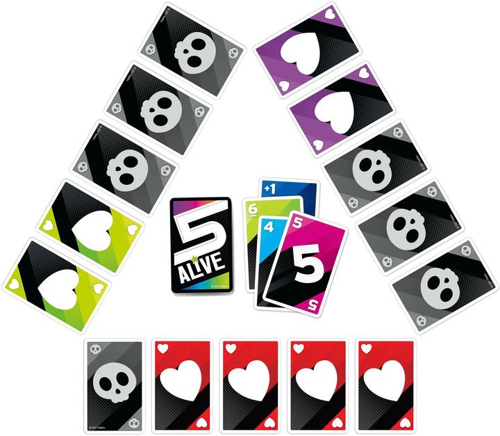 Productafbeelding Hasbro Gaming Vijf Levend Kaartspel (Duits)