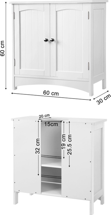 Actual product image Vasagle Nura (60 x 30 x 60 cm)