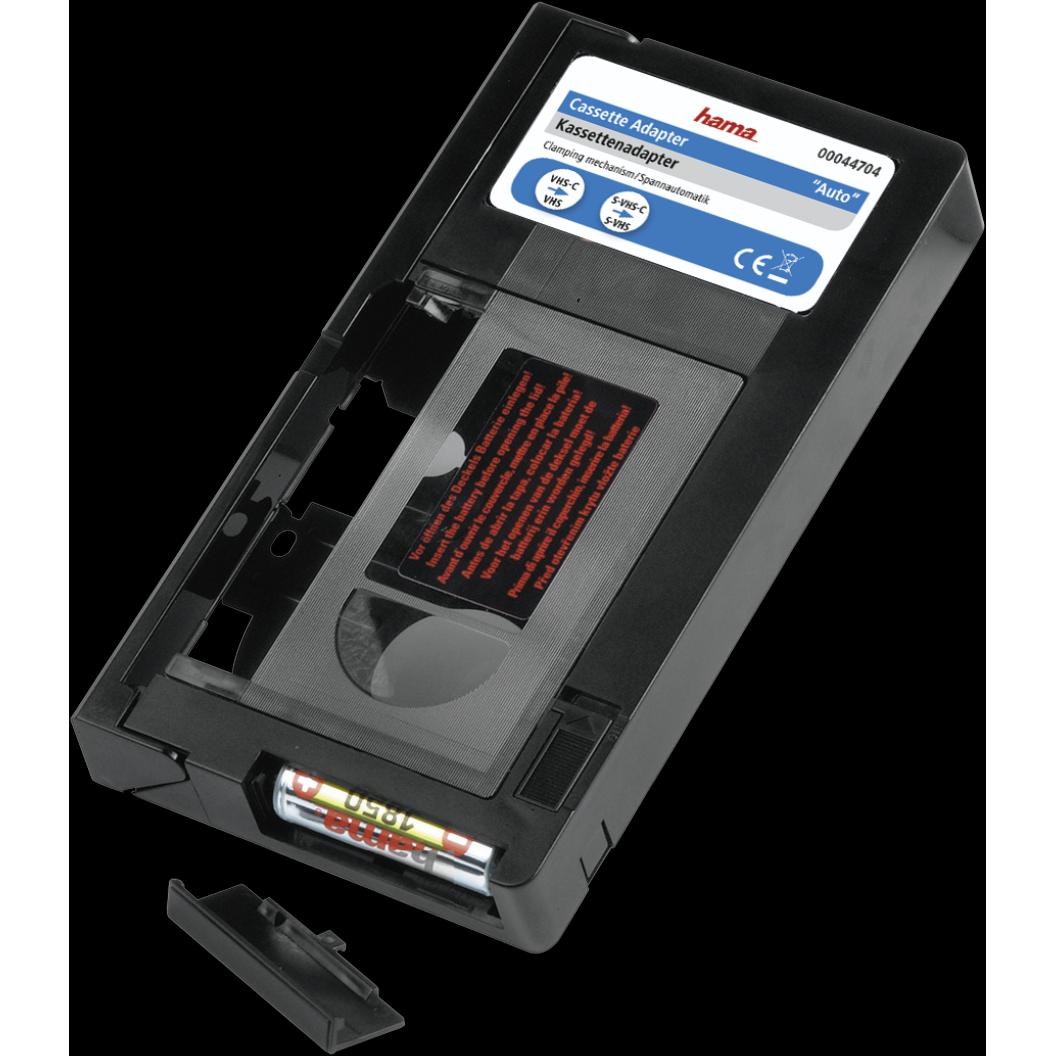 Hama Videokassetten Adapter VHS-C / VHS (Diverses Video Zubehör), Video Zubehör, Schwarz