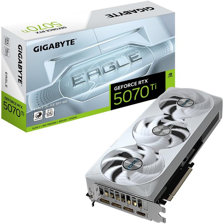 Produktbild Gigabyte GeForce RTX 5070 Ti Eagle OC ICE SFF (16 GB)
