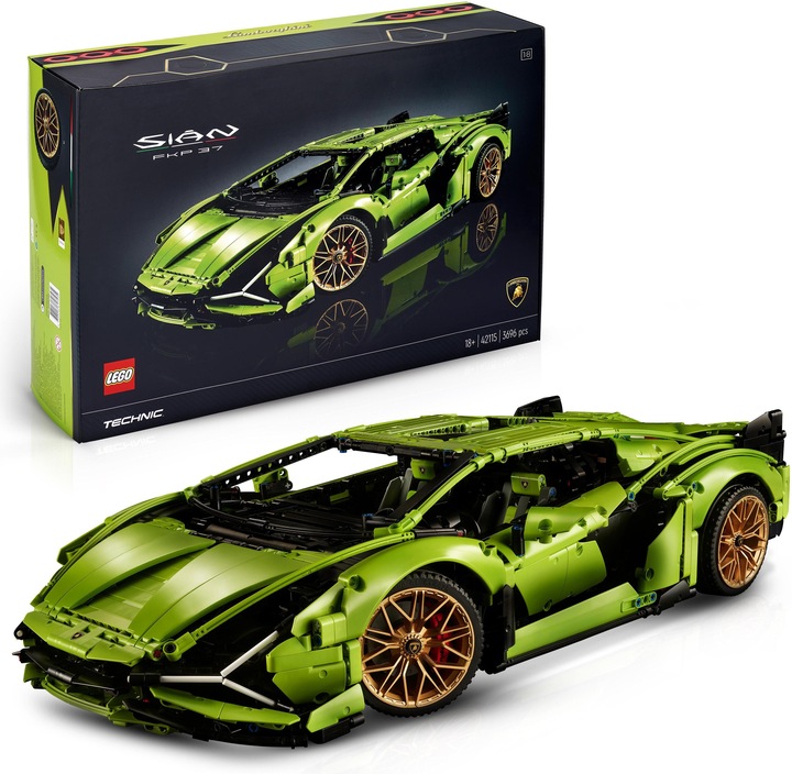 Actual product image LEGO Lamborghini Sián FKP 37 (42115, LEGO Technic, LEGO Rare Sets)