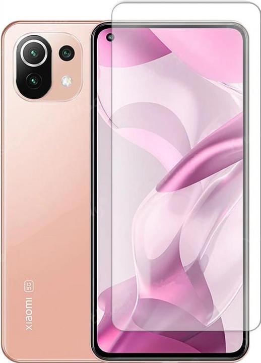Actual product image Screenguard Xiaomi 11 Lite 5G NE bulletproof glass protective film Case Friendly Design (1 pcs., Xiaomi 11 Lite 5G NE)